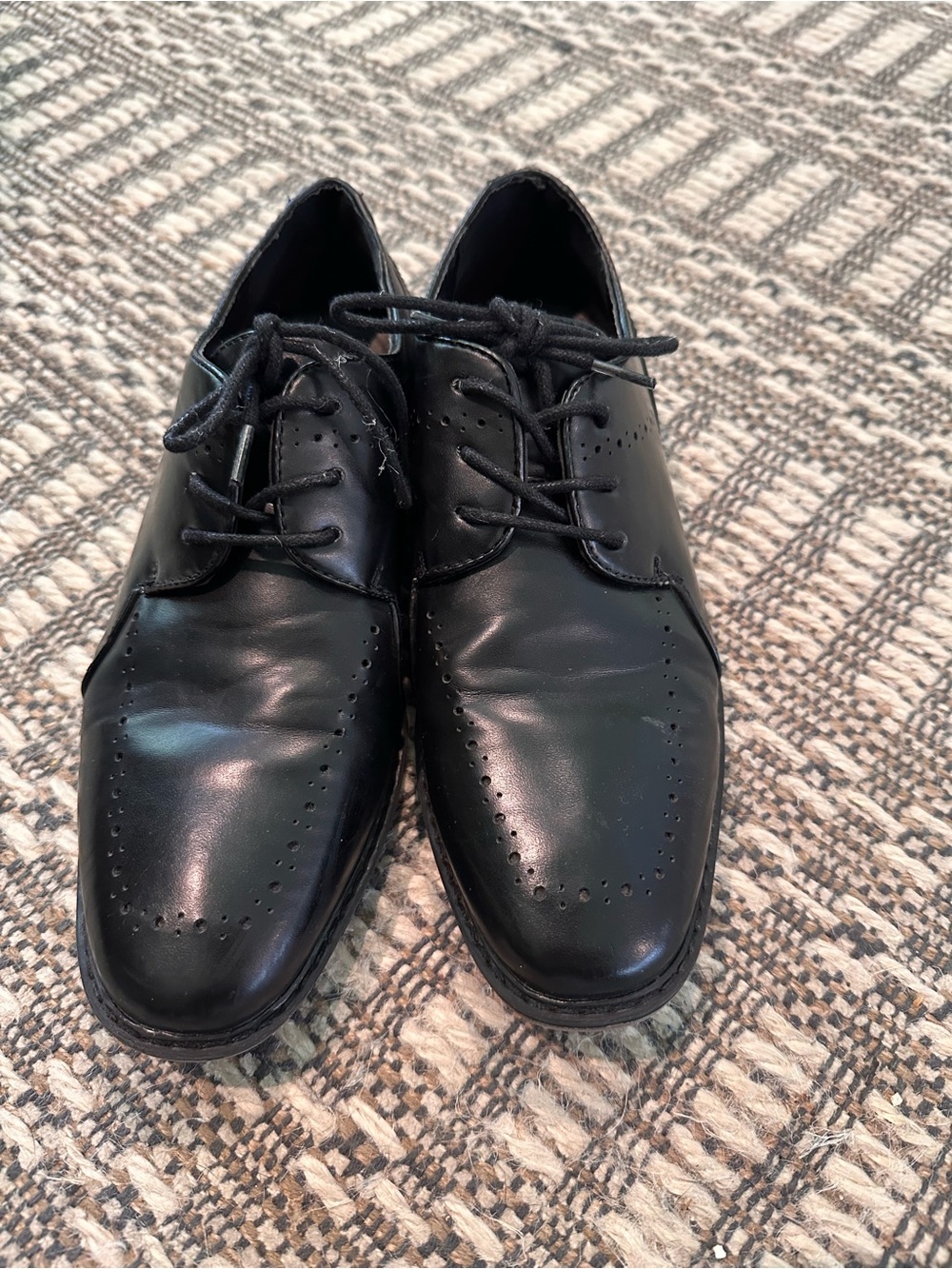 Classic boys Black Dress Shoes